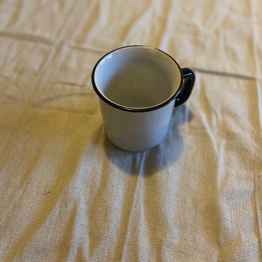 Charcoal Speckled Mug